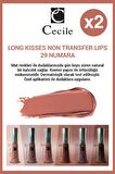 Cecile Dolgunlaştırıcı Nemlendirici Etkili Kalıcı Lip Gloss No:29 X2